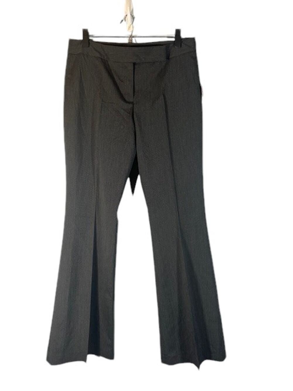 Tahari Gray Pleated Front Dressy Classic Trouser Slacks Pants Women Sz 10